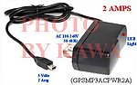 5x GPSMP3ACPWR2A TWO AMP (2A) AC power Charger Adapter for Garmin Nuvi 200 250 260 270