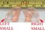 50X KJSHELBSM Small Left & Right Ear Lobe for Coil tube