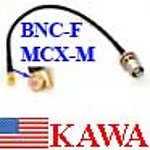 20X MFADP2NADN MCX-M to BNC-F Adapter