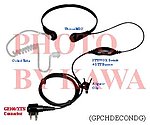 1x GPCHDECONDG ECON Surveillance VOX Throat Mic for Motorola GP300 XTN