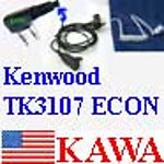 5X KWEARECON Econ ear mic for Kenwood TK3107