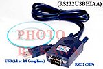 1x RS232USBHIAA USB SERIAL RS232 DB9 CABLE VISTA XP MAC LINUX PDA GPS