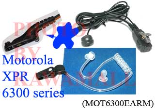 20X MOT6300EARM Ear PTT Mic for Motorola XPR 6300 6350 6500 6550 NEW