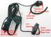 1X ICOMEGPTY Transducer Ear mic bone Earbone for ICOM series radio