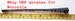 1X MGPLWU Long Whip Antenna UHF 400-470MHz for Motorola GP300,  P10, P50, P110, P200, P1225, SP10, SP50