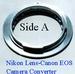 3X NTELAPAA NIKON NIKKOR AF F Lens to Canon EOS Camera Body Adapter