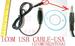 1X ICOMUSB2STUSA USB CI-V interface cable for ICOM USA Radio NEW