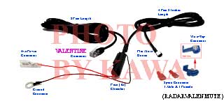 5x RADARVALENMUTE VALENTINE ONE 1 V1 RADAR DIRECT SMART CORD MUTE BUTTON