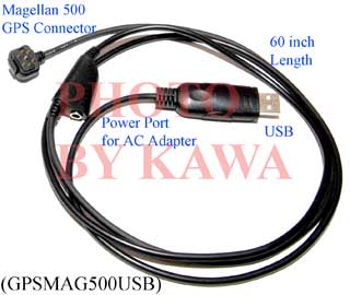 1x GPSMAG500USB Magellan Explorist 210 400 500 LE 600 USB cable