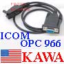 5x ICOMOPC966DB9 ICOM OPC966 CABLE