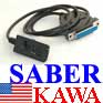 5X MSBRCBL Programming Cable for Motorola SABER radio