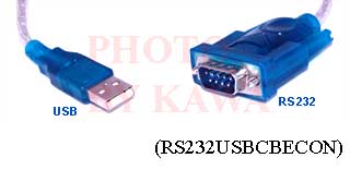 1x RS232USBCBECON USB SERIAL RS232 DB9 CABLE for VISTA XP