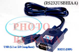 1x RS232USBHIAA USB SERIAL RS232 DB9 CABLE VISTA XP MAC LINUX PDA GPS