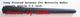 20X GP300TXV136 LONG POINTED VHF ANTENNA ( VHF 136-174MHz) FOR MOTOROLA  EX500, EX600 radio