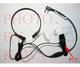 1X ICOMHDDGF Surveillance Throat Mic for most ALINCO + STANDARD + ICOM + ADI + PRYME + MICROTALK + MAXON series radios F-plug