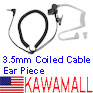 30x 35MMEARCOILP 3.5mm Coil Cable Acoustic Ear Piece for Speaker Mic