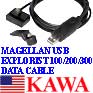 5x GPSMGLAN100USB USB PC Data Cable for Magellan eXplorist 100/200/300