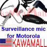 1x 6200HDECONDG ECON VOX Throat Surveillance mic Motorola T6200 T7200