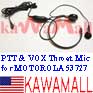 1X 6200HDVOX THROAT VOX mic for Motorola T6200 T6220