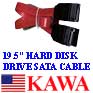 20x PCSATACBL SERIAL SATA HARD DISK DRIVE HD DATA 19.5in RED PC CABLE 