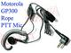 200X GP300RPEJ Rope Ear Mic for Motorola GP300 HT1250 XTN