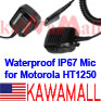 5X MTSPKIP67HTABE WaterProof Speaker Mic for Motorola HT750 HT1250 PRO-9150