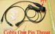 20X CBTR1PNA Cobra Radio 1 pin Coil Tube Throat Mic