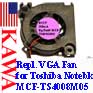 5x FANTSM200VGA VGA FAN for Toshiba Portege M200 M205 MCF-TS4008M05