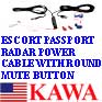 5x RADARBELTRNMUTE BEL BELTRONICS RADAR DIRECT CORD HARD WIRE SMART MUTE