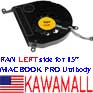 1x FANMCBK15AL LEFT Fan for Apple CPU 15in MacBook Pro UNIBODY 661-4952