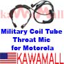 20X GP300JYHD Military Spec Coil Tube Throat Mic for Motorola XTN radio