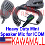 1X ICHNMNSPF Heavy Duty Mini Speaker Mic for Icom F