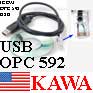 1X ICOMOPC592USB USB Programming Cable for Icom OPC-592 IC-F220 IC-F320