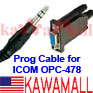 20X ICOMRS232CBEU Programming Cable for ICOM OPC-478 IC-F22 IC-V8 V8000
