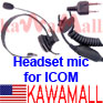 20X ICOMYHS1SP Headset Speaker Mic for Icom Cobra Motorola FRS250 2-way Radio