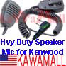 5X KWDHNMNSP Mini Heavy Duty Speaker Mic for Kenwood TK3107 TK