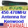 1X KWTXU450470A Short Pointed UHF 450-470MHz Antenna for Kenwood TK 280 380 480