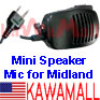 1X MDRESPY Mini Speaker with Y plug for Midland AVP1 radio