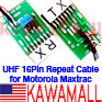 20X MGRCA Simplex REPEATER interface cable Motorola GM300 16 PIN PLUG KIT