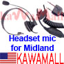 5X MIDLDHST1SP Headset Speaker Mic for Midland GXT Radio