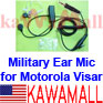 1X MILEBVS Military Spec Coil Tube Ear Mic for Motorola Visar Radio