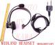 20X MIDLDHST1SP Headset Speaker Mic for Midland GXT Radio