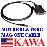 1x MOTMAG1A8CBL Radio Programming Cable for Motorola MAG ONE A8 BPR40