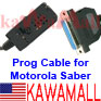 5X MSBRCBL Programming Cable for Motorola SABER radio