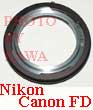 1X NIKONCNNFD Nikon Lens to Canon FD camera adapter