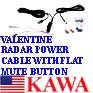 1x RADARVALENMUTE VALENTINE ONE 1 V1 RADAR DIRECT SMART CORD MUTE BUTTON