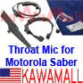 5X SBRTRTMIL Military Throat Mic for Motorola Saber & Astro