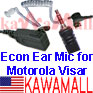 20x VISARECONDG Econ Ear Coil Tube Mic Visar Radio