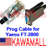 1X YSU28CBL Programming cable for Yaesu FT-2800 FT-1802,1500 CT-29F