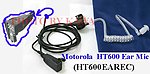 5x HT600EAREC Ear Mic for Motorola MT1000 P200 HT600 NMN6156B NEW